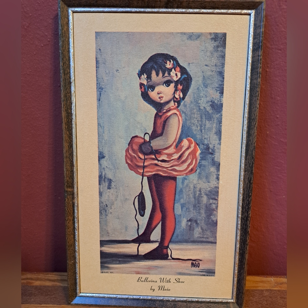 Vintage Balerina Girl By Maio
